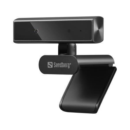 "Sandberg Face-ID Webcam Mini - High-Quality Video for Effortless Streaming & Online Meetings - Item No. 134-43"